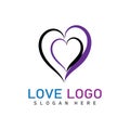 heart love logo company bussines beauty