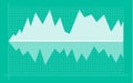 Abstract financial chart with uptrend line graph and numbers in stock market Royalty Free Stock Photo