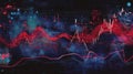 Abstract Financial Data Visualization Stock Market Trends and Analytics Royalty Free Stock Photo