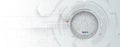 Abstract fingerprint technology business background. Circuit security style