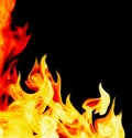 Abstract fire background Royalty Free Stock Photo