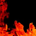 Abstract fire background