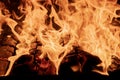 Abstract fire background. Royalty Free Stock Photo