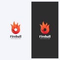 Abstract Fire, Flame Shape Logo Design Template. Corporate Business Theme. Energy, Power Concept. Simple and Clean Style.