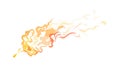 Abstract Fire Flame Swirl Illustration, vector design Generative AI Royalty Free Stock Photo