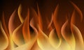 Abstract fire flames backbround Royalty Free Stock Photo