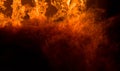 Abstract Fire flames, Blaze fire flame texture for banner background, Conceptual image of burning fire, Perfect fire particles on Royalty Free Stock Photo