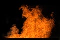 Abstract Fire flames, Blaze fire flame texture for banner background, Conceptual image of burning fire, Perfect fire particles on Royalty Free Stock Photo