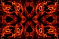 Abstract fire frame Royalty Free Stock Photo