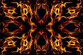 Abstract fire frame Royalty Free Stock Photo