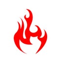 Abstract Fire Icon vector Royalty Free Stock Photo