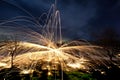 Abstract fire sparks Royalty Free Stock Photo