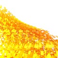 Abstract Fire Wave Royalty Free Stock Photo