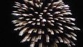 Abstract fireworks display twelve
