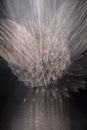 Abstract fireworks lightsAbstract fireworks lights, look like a globe with wings