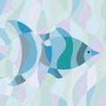 Abstract fish background Royalty Free Stock Photo