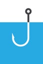 Abstract fishing hook