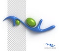 Abstract Fitness Logo 3d Design