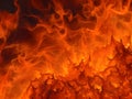 abstract flame fire texture background Royalty Free Stock Photo