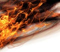 Abstract Flames of Fire Background Royalty Free Stock Photo