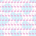 Abstract Flamingo Seamless Pattern Background