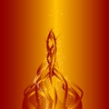 Abstract Fire Background Royalty Free Stock Photo