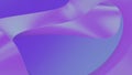 Abstract flexible purple bending shape. Design. Smooth slowly moving and transforming form. Royalty Free Stock Photo