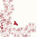 Abstract flora background