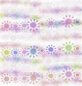Abstract floral background - pastel colors Royalty Free Stock Photo