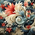 abstract floral background photo Royalty Free Stock Photo