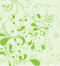 Abstract floral background. Vector illustration