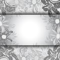 Abstract floral frame Royalty Free Stock Photo