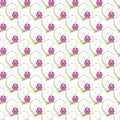 Abstract floral nature seamless pattern design Royalty Free Stock Photo