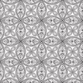 Abstract floral ornamental seamless pattern.