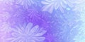 Abstract floral pattern in soft purple and blue. Royalty Free Stock Photo