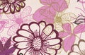 Abstract floral purple pattern.