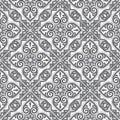 Abstract floral seamless pattern. Mosaic floral ornamental background. Muslim ornament in arab orient style. Arabic, Indian motifs