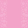 abstract floral Seamless pattern on pink background. For prints, greeting cards, invitations, wedding, birthday, party, Valentine