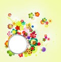 Abstract floral spring background Royalty Free Stock Photo
