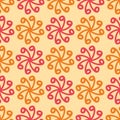 Abstract Floral Seamless Vector Pattern Royalty Free Stock Photo