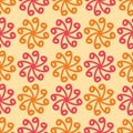 Abstract Floral Seamless Vector Pattern Royalty Free Stock Photo