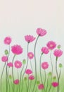 Abstract floral watercolor. Spring flower seasonal nature background Royalty Free Stock Photo