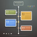 Abstract flow chart infographics Royalty Free Stock Photo