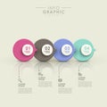 Abstract flow chart infographics Royalty Free Stock Photo