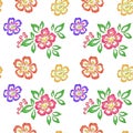 Abstract flower background