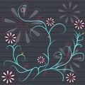 Abstract flower background