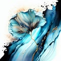 Abstract flower, delicate botanical floral background