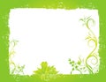 Abstract flower Illustration flower spring green