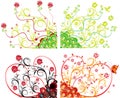 Abstract flower Illustration flower spring summer