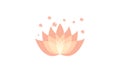 Elegant lotus logo